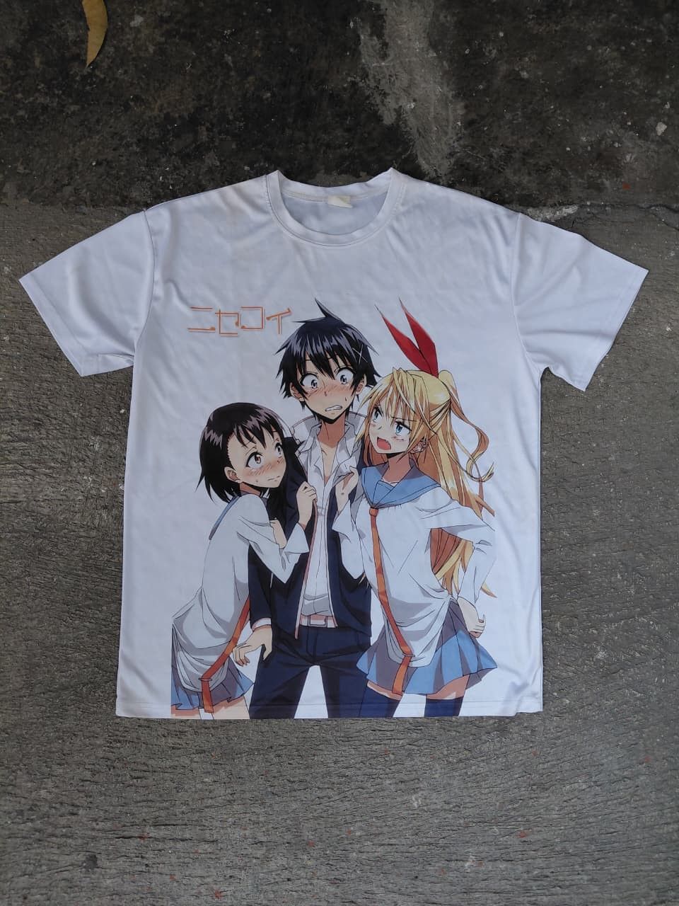 Vintage Nisekoi Anime Shirt Heavy Polyster Hoodie, Sweatshirt | PodArtWear.com