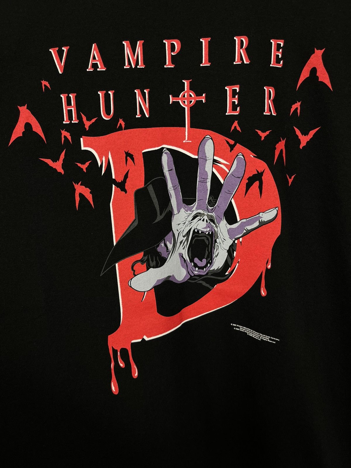 Vintage Vampire Hunter D 2001 Vintage Deadstock Anime T Shirt Hoodie, Sweatshirt | PodArtWear.com