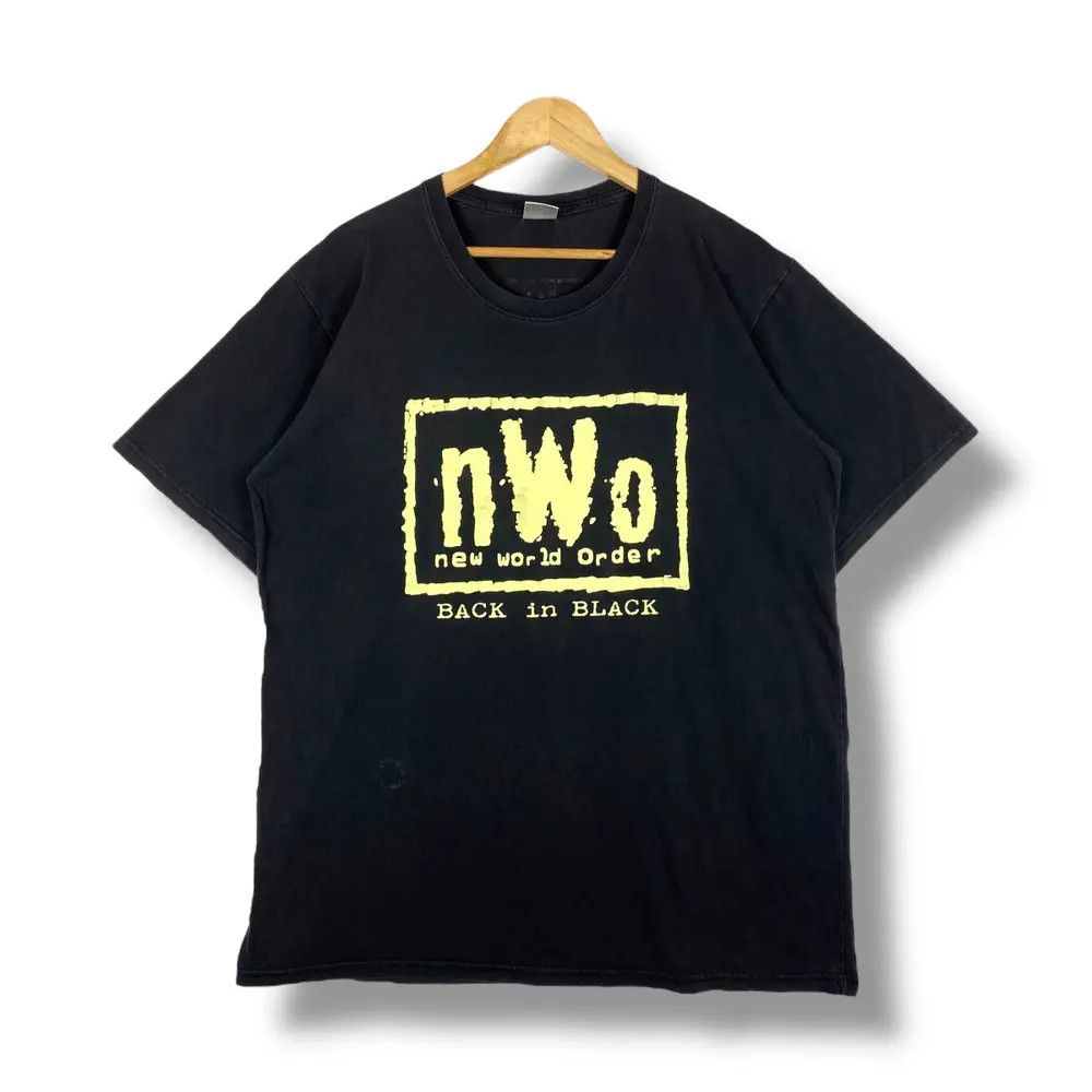 Vintage Nwo New World Order Back In Black Wcw Wwf Graphic T-Shirts, Hoodie, Sweatshirt | PodArtWear.com