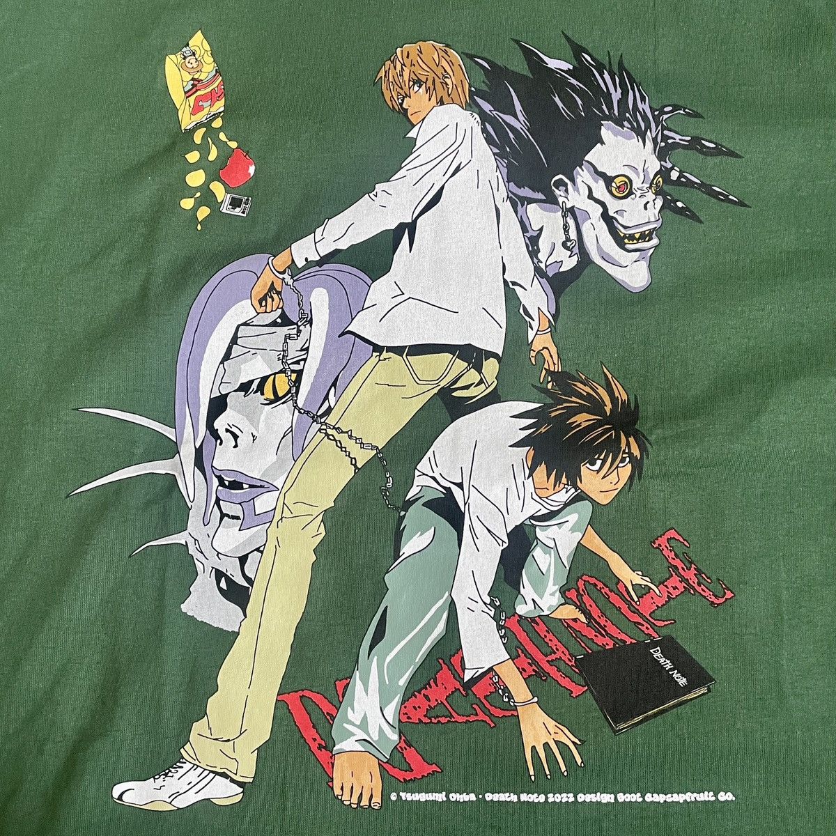 Vintage Deathnote Anime Capcapfruit Modern Design Tee Hoodie, Sweatshirt | PodArtWear.com