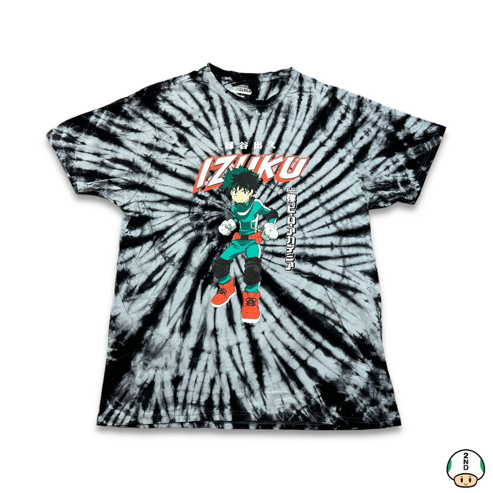 Vintage My Hero Academia T Shirt Tie Dye Izuku Anime Graphic Tee Hoodie, Sweatshirt | PodArtWear.com