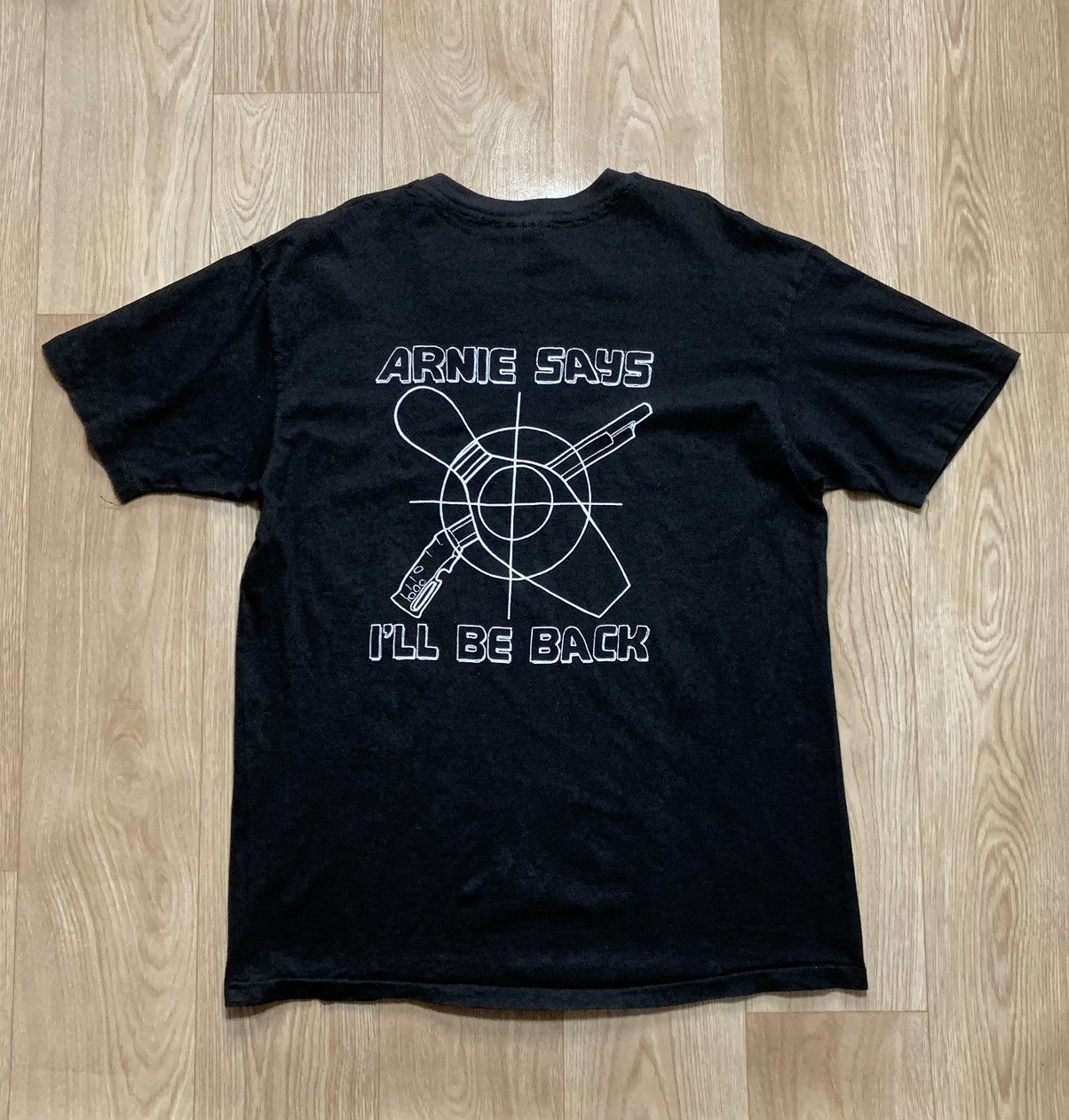 Vintage Terminator I Ll Be Back Arnold Schwarzenegger Tshirt Hoodie, Sweatshirt | PodArtWear.com