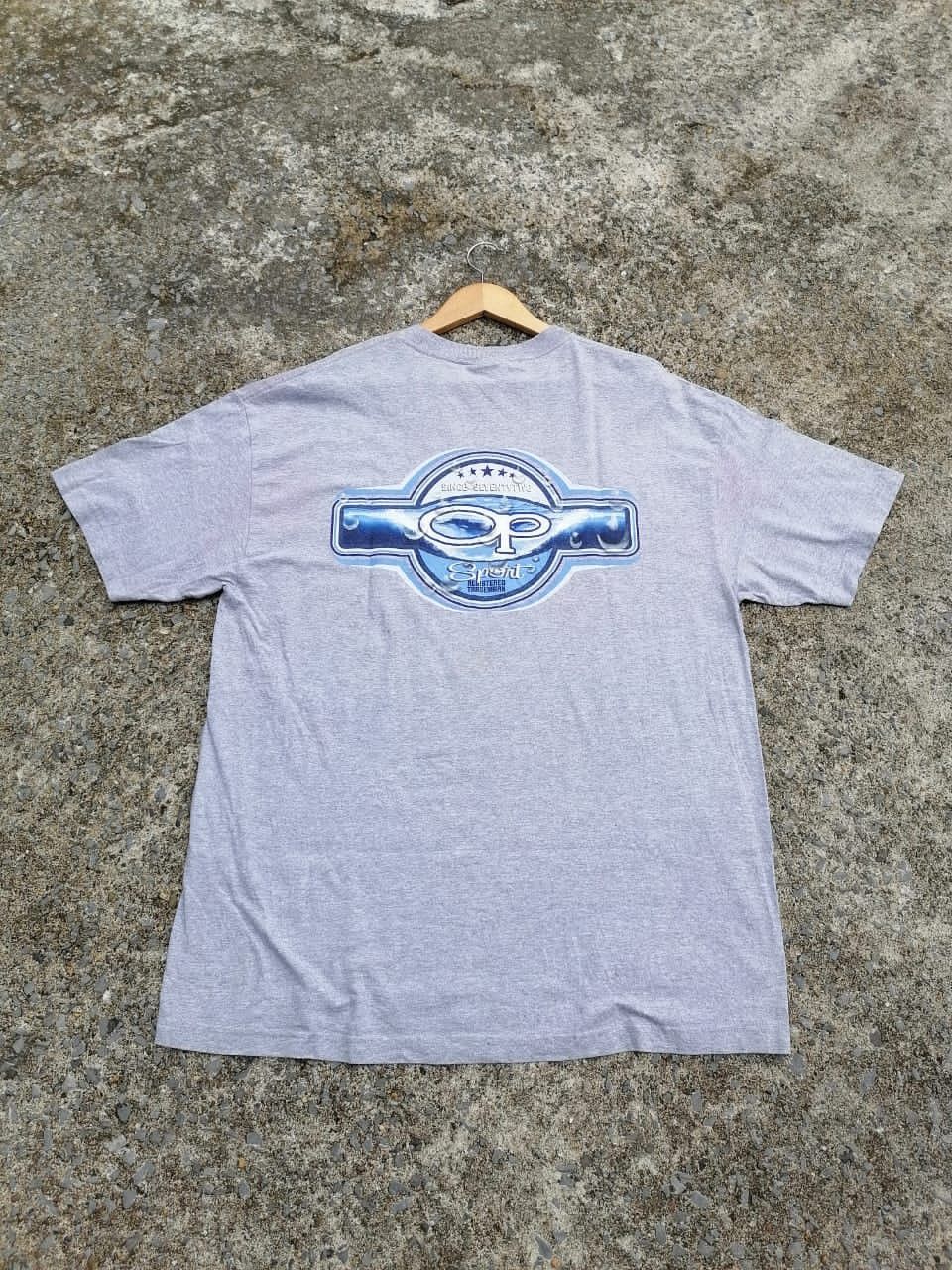 Vintage Ocean Pacific Backhit Tee Hoodie, Sweatshirt | PodArtWear.com