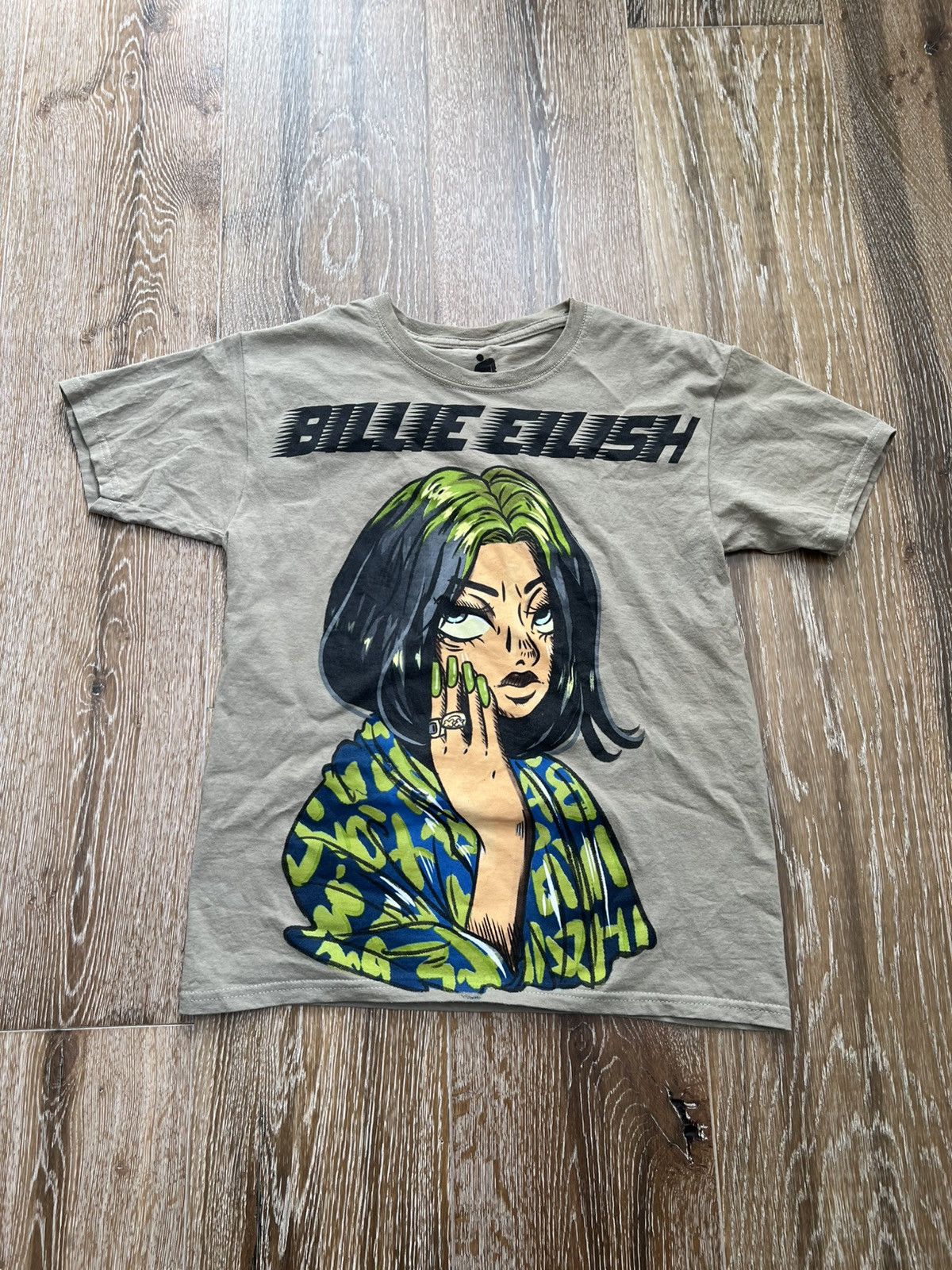 Vintage Billie Eilish Anime Cartoon Tee Hoodie, Sweatshirt | PodArtWear.com