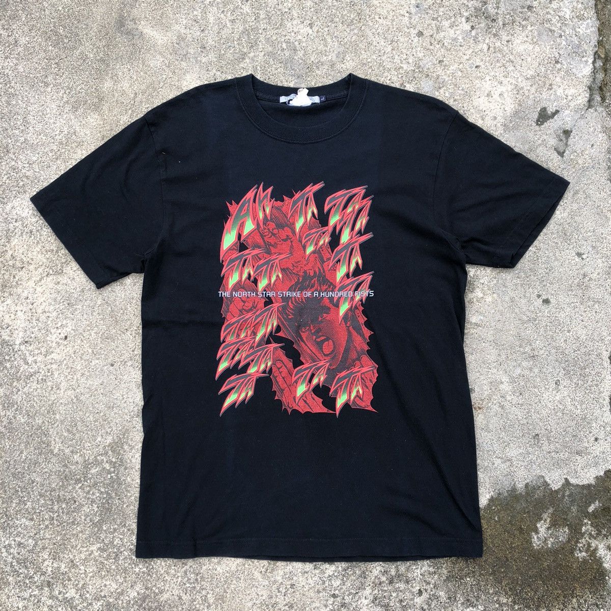 Vintage Rare Hokuto No Ken Strike Of Hundred Fists Promo Anime Tee Hoodie, Sweatshirt | PodArtWear.com