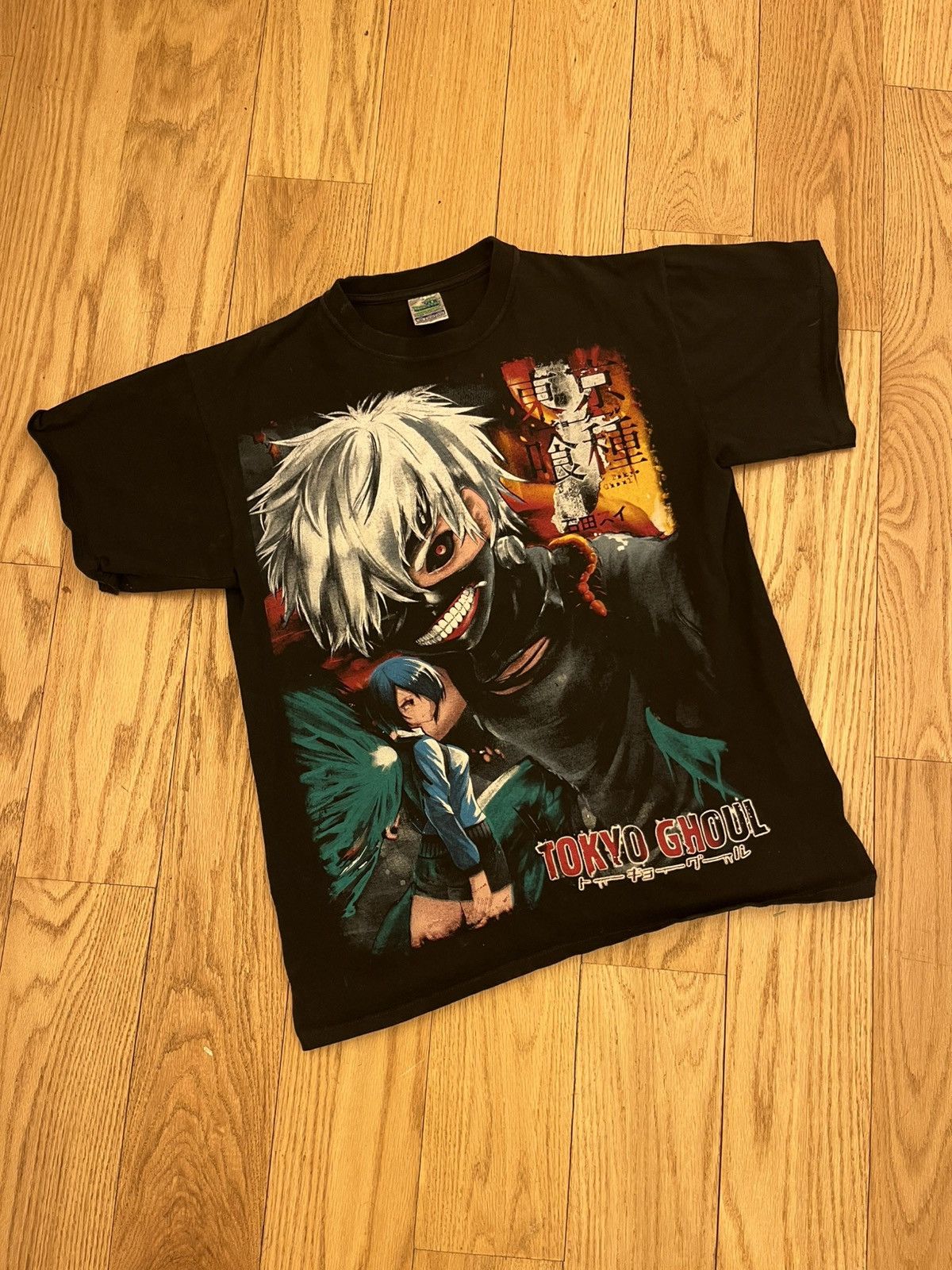 Vintage Tokyo Ghoul Size Medium T Shirt Graphic Black Anime Men Hoodie, Sweatshirt | PodArtWear.com