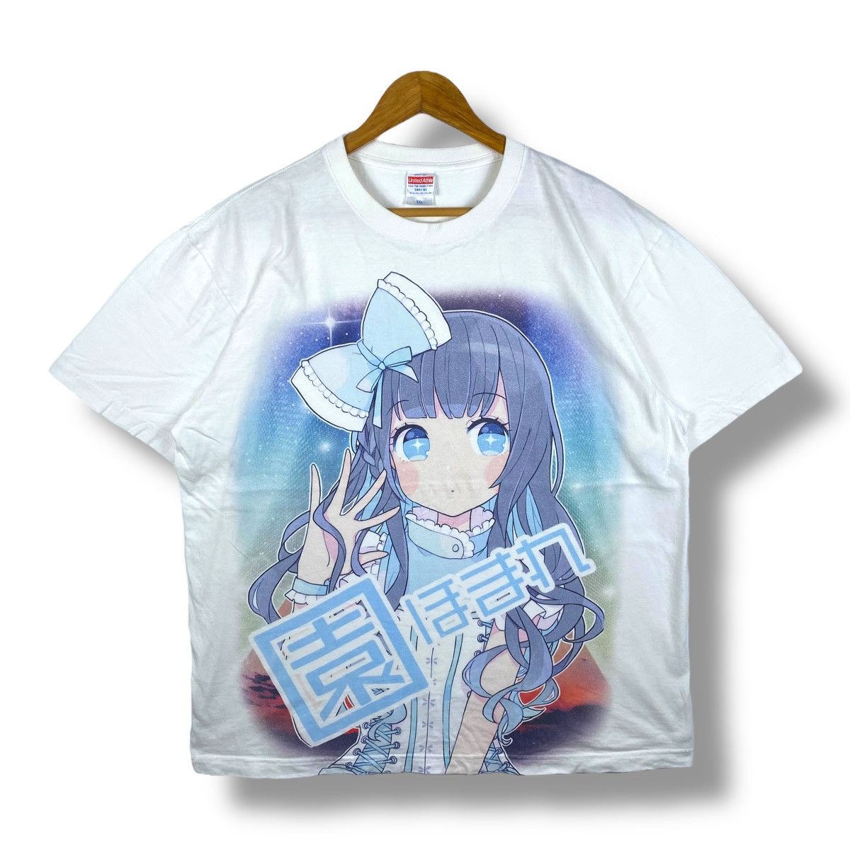 Vintage Pretty Girl With Grey Hair Anime Tee Shirt Extra Large Size Hoodie, Sweatshirt | PodArtWear.com