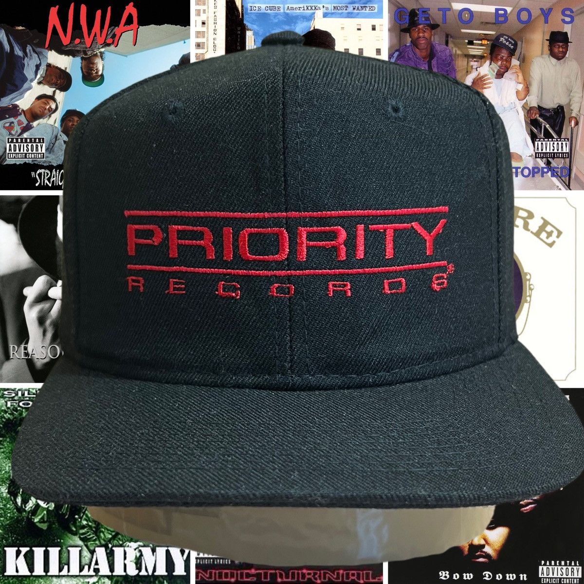 Vintage Priority Records Youngan Snapback Hat Vintage Nwa Eazy E T-Shirts, Hoodie, Sweatshirt | PodArtWear.com
