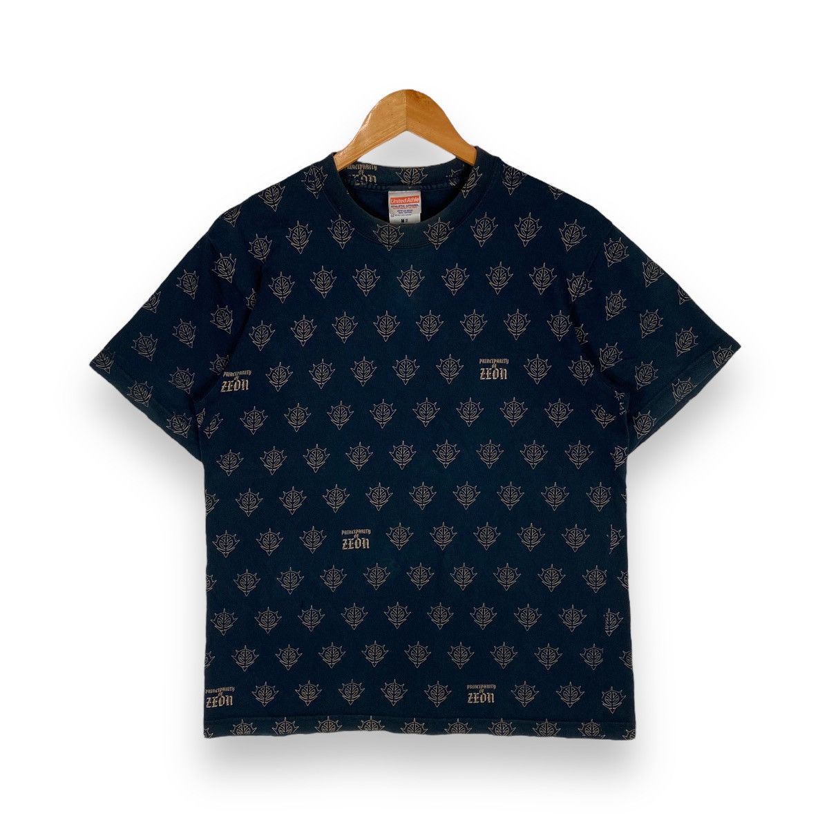 Vintage Gundam Principarity Of Zeon Fullprint Anime Tee Hoodie, Sweatshirt | PodArtWear.com