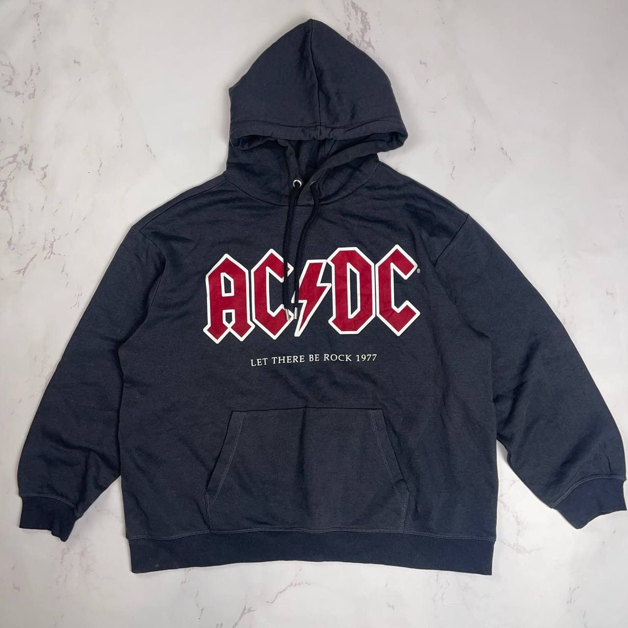 Vintage H M Acdc Back In Black Tour Graphic Hoodie L Music T-Shirts, Sweatshirt | PodArtWear.com