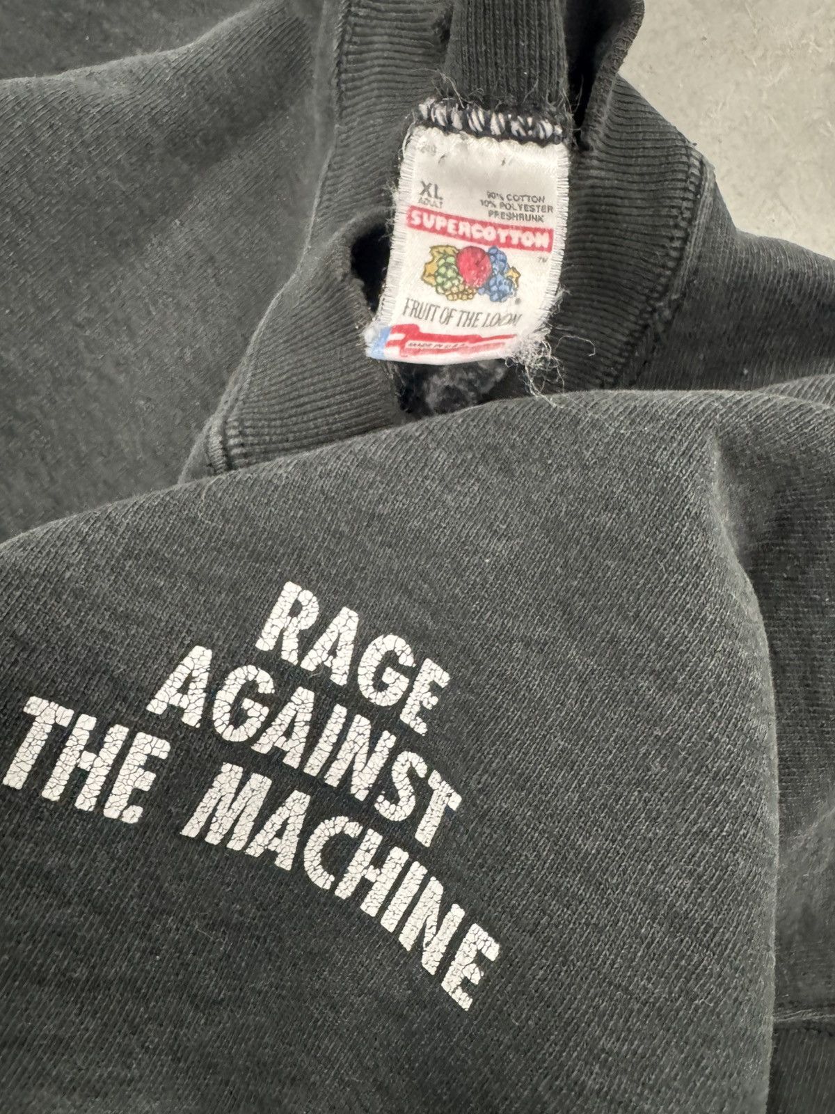 Vintage Rage Against The Machine 1992 Backstage Crew Only Sweatshirt T-Shirts, Hoodie | PodArtWear.com