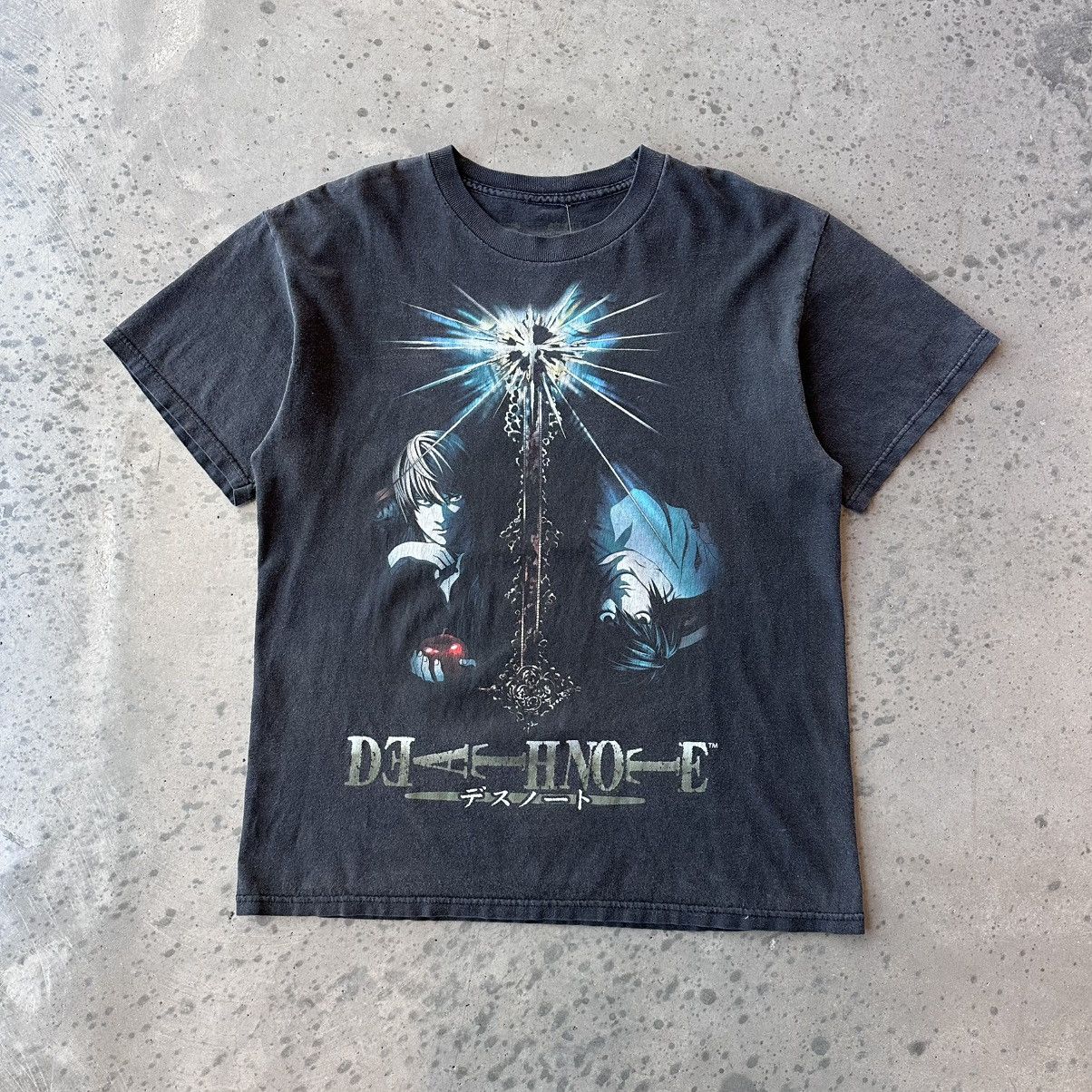 Vintage Black Deathnote Anime Tee Hoodie, Sweatshirt | PodArtWear.com