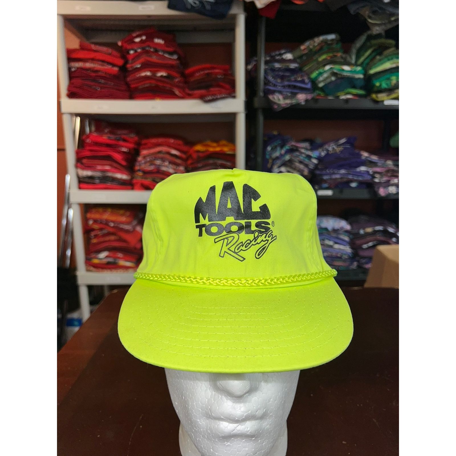 Vintage Mac Tools Racing Hat Roper Yellow Strapback Cap Vtg T-Shirts, Hoodie, Sweatshirt | PodArtWear.com