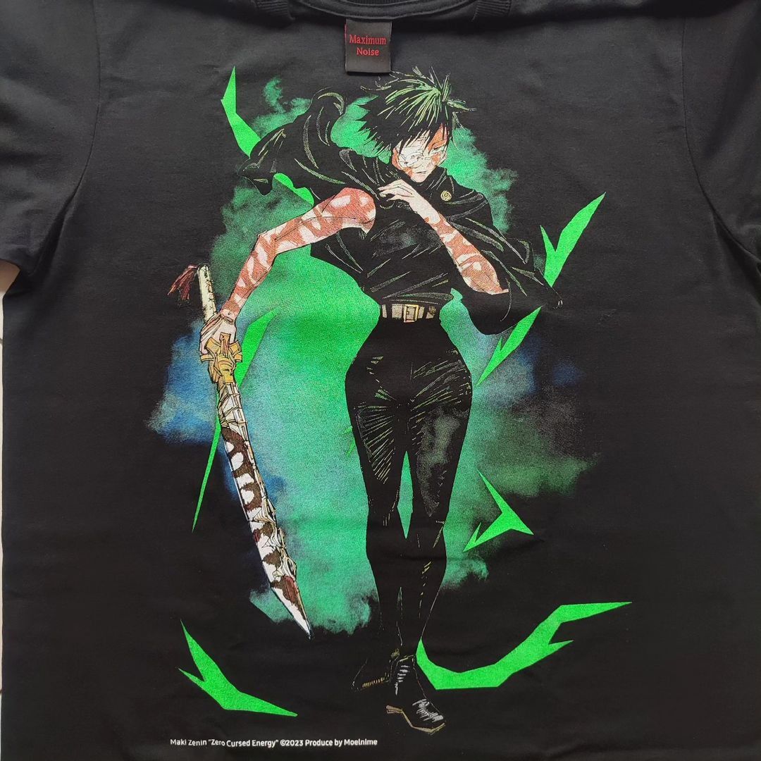 Vintage Rare Anime Jujutsu Kaisen Maki Zenin Size L T-Shirts, Hoodie, Sweatshirt | PodArtWear.com